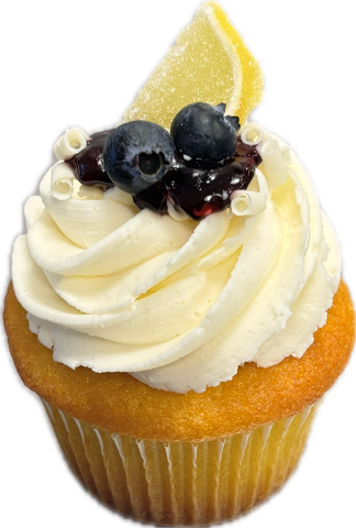 Lemon Blueberry Cupcake